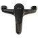 Bath mixer Zein Z3839, single -leaf, shower set, watering can 5 modes, graphite