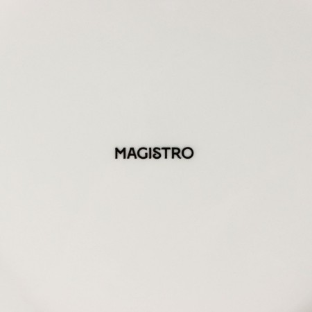 Porcelain dining plate Magistro "Cerera", d = 20 cm, brown color-3
