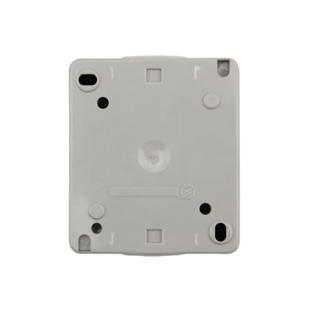 Single (ceramics) Industrial IP54 with grounding, o/y, gray Kranz-5