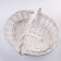 A set of baskets of 3 pcs, 48x37x15/40 cm, white, willow