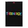 A4 notebook, 96 sheets in TheBook cage, covered cardboard, embossing Croco, OFSET block, mix