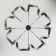 ADELIA 8x60W E14 chrome 78x78x58cm