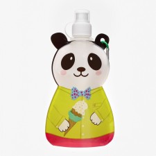 Water flask, 280 ml, Panda, on carbine, 22 x 12 cm