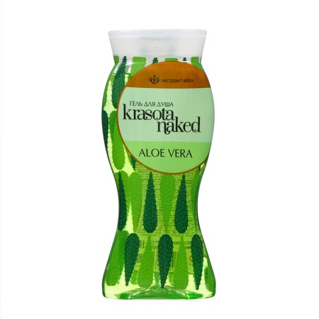 Shower gel Krasota Naked aloe Vera, 400 ml