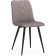 STULL OF A METALLARCASA RALF Metal/Velor, Black/Latte 44x53x83 cm