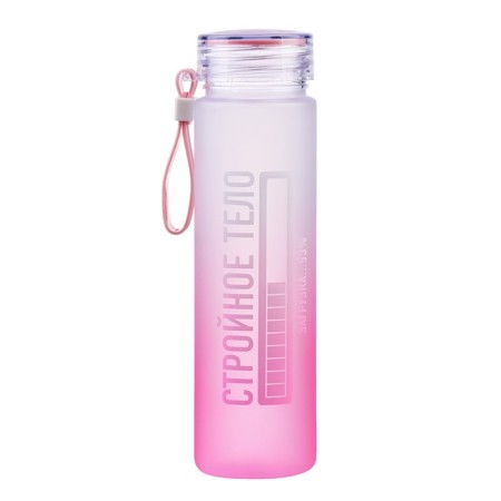 Water bottle, 460 ml, "slender body"