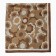 Women's scarf minku rr 70*70 cm, col. brown