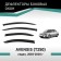 Defly window deflectors for Toyota Avensis (T250), 2003-2010, sedan