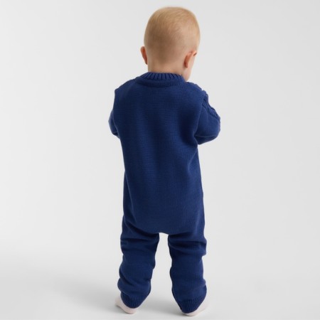 Kidson Knot Knitted Minaku hat, height 68-74, blue color-3