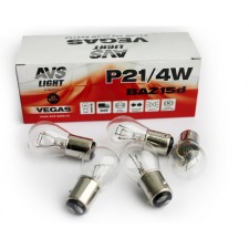 Avs Vegas 24 V car lamp, P21/4W (BAZ15D), displaced pin, set 10 pcs