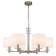 Suspension lamp 6x60W E27, size 75x75x120 cm