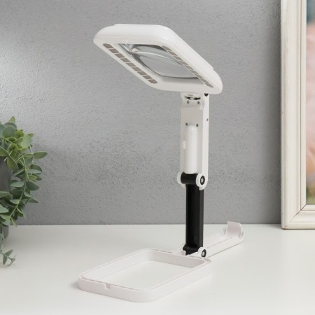 The lupus lamp with increases. The x3 glass for creativity 3 modes LEDX18 from 3AA+ USB 10.5x28 cm-3