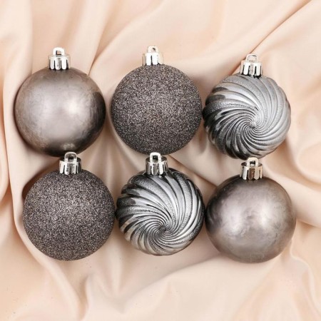 Set of balls plastic D-6 cm, 8 pcs "Netun"