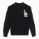 Female jumper, black color, size 44-48 (One size)