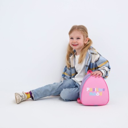 Baby backpack for the girl "Good mood", 23x20.5 cm, lightning department, mint color-7