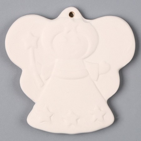 Christmas tree decoration for painting "Angel", with a suspension-1
