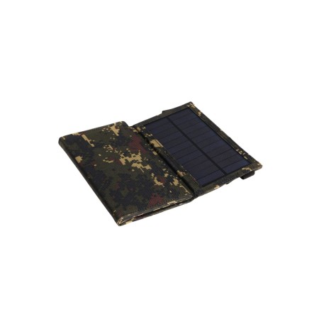 Solar panel for charging the phone, folding, 4 panels, 21 watts, 44 × 16.5 × 0.3 cm, khaki-2