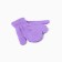 Baby mittens minku, purple color, 12 cm