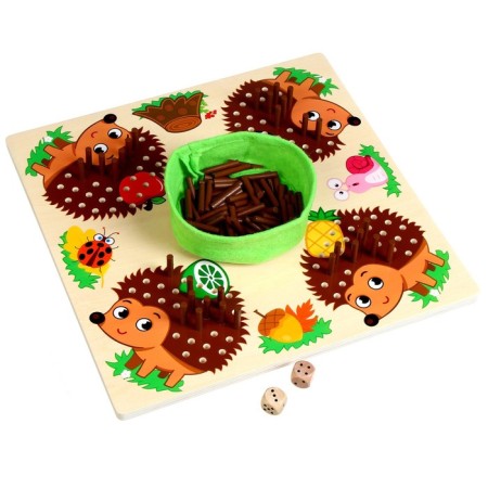Children's developing board for the “Hedgehogs” account 30.5 × 30.5 × 1 cm-1
