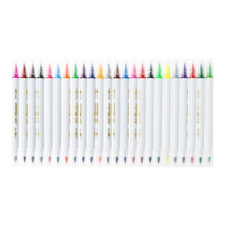 Flomasters 24 colors soft brush in a tube-2