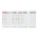 Flomasters 24 colors soft brush in a tube