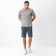 Men's shorts Minaku: Casual Collection Man Graphite Melange, Rr. 48