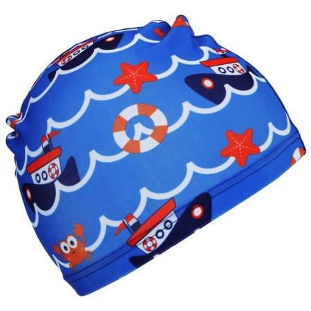 A nursery cap “On the Wave” “Sea Journey”, a fabric, a girth 46-50 cm-3