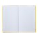 The weekly low -up A5, 64 sheets, on the stitch, an integrated cover of artificial leather, pink
