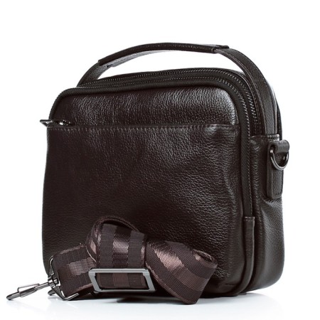 4815680014324 Men's bag 28422 23s26k45 brown, 21x17.5x6.5 cm