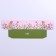 Box for makarun confectionery, packaging, "flowers", 18 x 5.5 x 5.5 cm