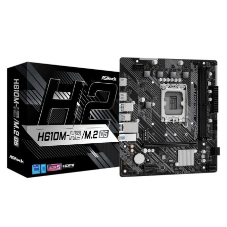 ASROCK H610M-H2/M.2 D5 SOC-1700 Intel H610 2XDDR5 MATX AC`97 8ch (7.1) GBL 103395-5