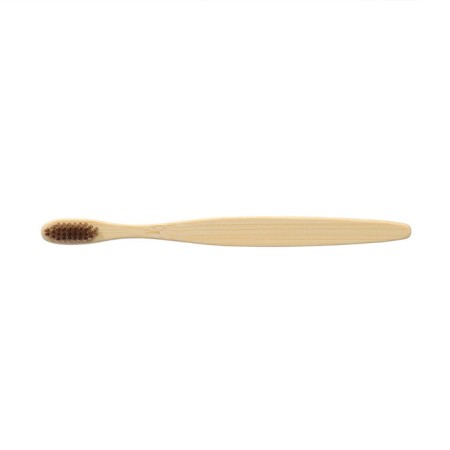Middle bamboo toothbrush in the box, brown-3