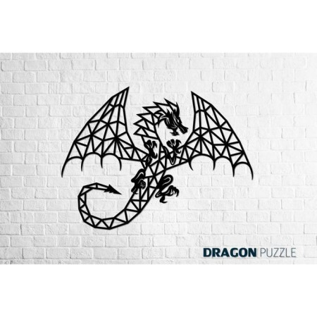 Wooden interior puzzle Ewa Design "Dragon"-3