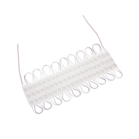 SMD5630, 2 W LED module, 3 LED, 180 LM, IP65, 6500K, 12V white, set 20 pieces-1