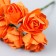 Decor for creativity "Tea roses" (set-bouquet 6 flowers) 9.5 cm d = 3 cm mix