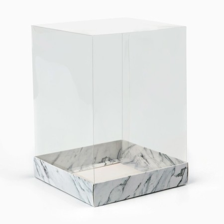 Box for confectionery "Marble", 15 x 15 x 20 cm-1