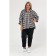 Female shirt, size 56, black color