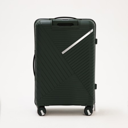Middle suitcase 24 ", lightning department, code castle, 4 wheels, green color-6
