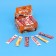 Chewing candy "Futti" with the taste of cherry-shocoda, iris nicks, strawberries, 10 g