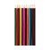 Pencils are colored, in a metal pencil case, 12 colors, sharpened