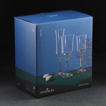 Set of glasses for champagne "Grace", 190 ml, 6 pcs-2
