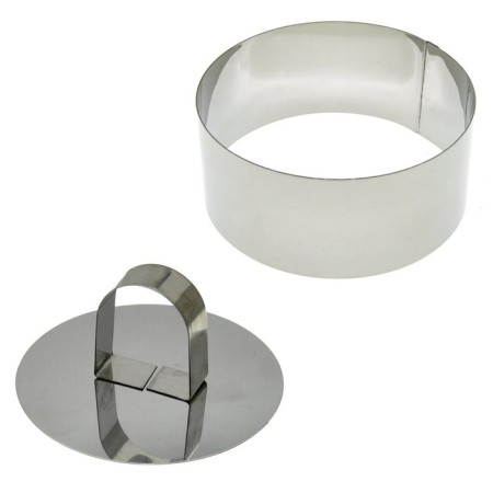 Culinary form "Circle", 10x4.5 cm, with a cover cover-2