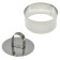Culinary form "Circle", 10x4.5 cm, with a cover cover