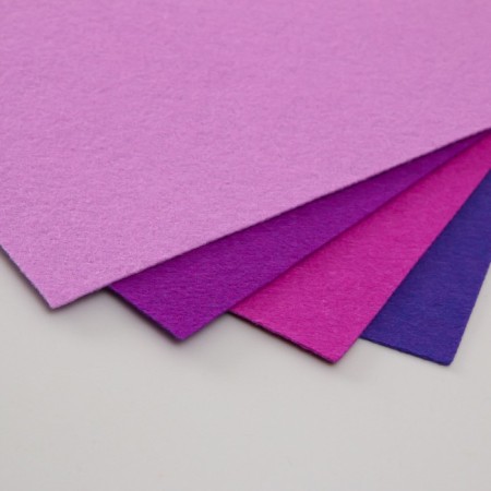 A set of soft felt "Astra" (4 pcs) Assorted, 1 mm, 170 gr. 20x30 cm-1