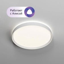 DK6511-WH Накладной светильник PLATO, IP20, 50W, 3000-6500K, пульт управления, белый, металл, полиме