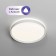 DK6511-WH PLATO, IP20, 50W, 3000-6500K, control panel, white, metal, Polyme