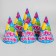 Festive paper cap “Happy Birthday”, balloons
