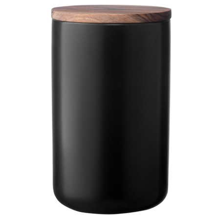 Smart Solutions storage bank, ceramic, black color, 750 ml