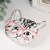 Souvenir Ceramics stand for the ring "Kitten with glasses" 1.6x11x12 cm