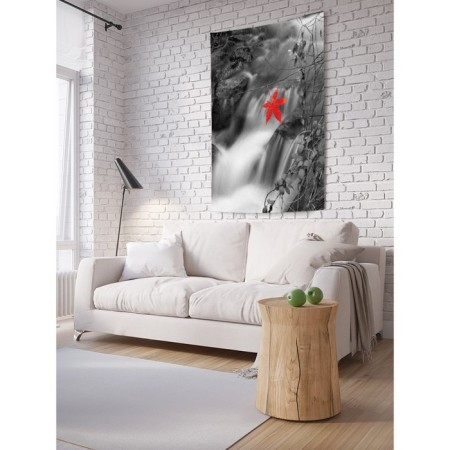 Decorative panel with photo printing "Stop Water", vertical, size 150x200 cm